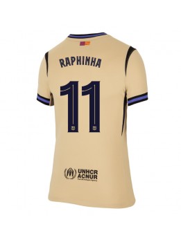 Zenske Futbalové oblečenie Barcelona Raphinha Belloli #11 2025-26 Krátky Rukáv - Preč